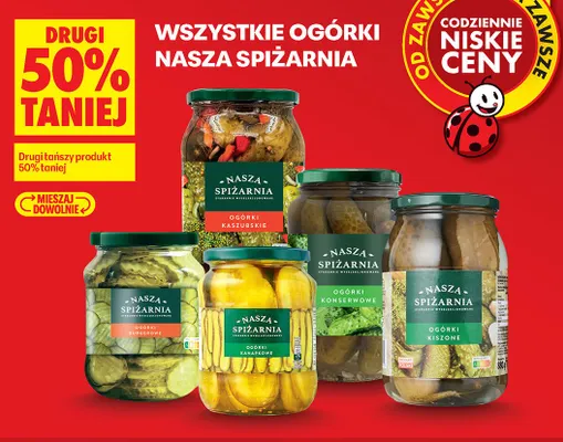 Ogórki Kanapkowe Nasza Spiżarnia promocja w Biedronka