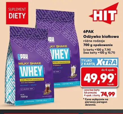 Odżywka białkowa 6PAK promocja w Kaufland