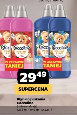 Płyn do płukania blue splash Coccolino promocja w Netto