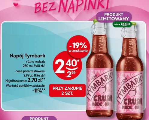 Napój różne rodzaje promocja w Żabka