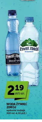 Woda niegazowana Żywiec Zdrój promocja w Groszek
