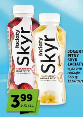 Jogurt pitny Skyr Łaciate waniliowy promocja w Euro Sklep