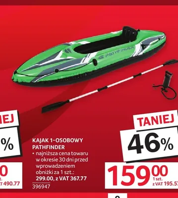 Kajak 1-osobowy Pathfinder promocja w Selgros