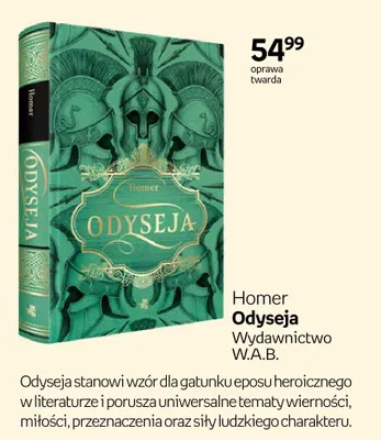 Książka Odyseja Homer promocja w Empik