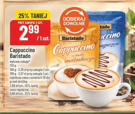 Cappuccino Baristado z magnezem promocja w POLOmarket