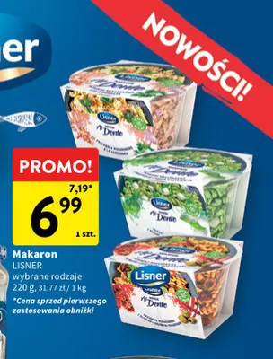 Makaron Lisner promocja w Intermarche