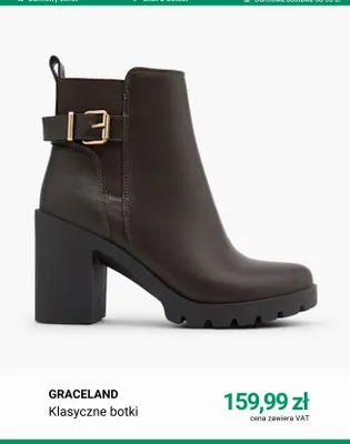 Klasyczne botki Graceland promocja w Deichmann