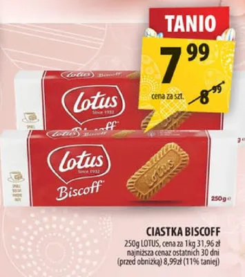 Ciastka Biscoff promocja w Arhelan