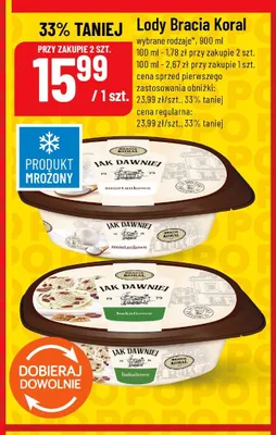 Lody Bracia Koral promocja w POLOmarket