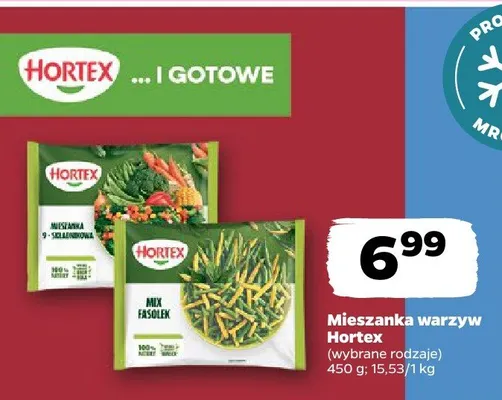 Mieszanka warzyw (wybrane rodzaje) promocja w Netto