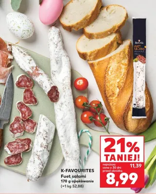 Fuet salami promocja w Kaufland