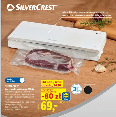 Zgrzewarka próżniowa Silvercrest promocja w Lidl