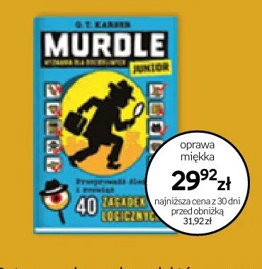 Książka Murdle Junior oprawa miękka promocja w Empik