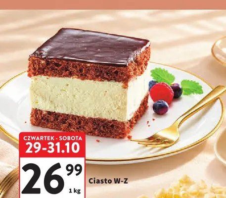Ciasto W-Z promocja w Intermarche
