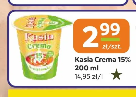 Kasia Crema 15% promocja w Społem Częstochowa