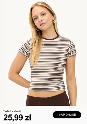 T-shirt slim fit promocja w C&A