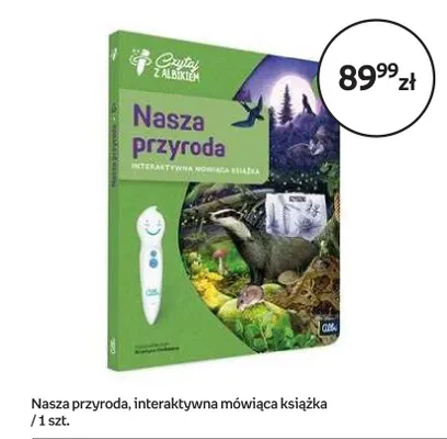 Nasza przyroda Czytaj z Albikiem interaktywna mówiąca książka promocja w Empik