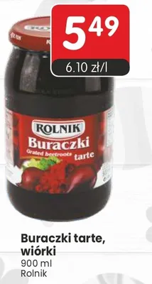 Buraczki tarte, wiórki promocja w Market Point