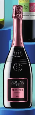 Wino musujące Serena 1881 Prosecco DOC Rosé Brut promocja w Żabka