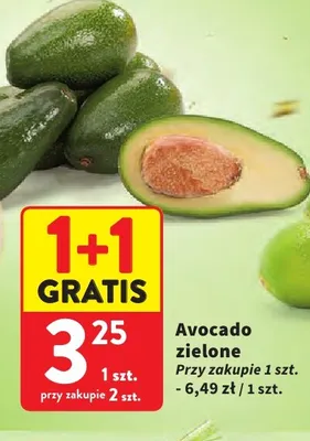 Avocado zielone promocja w Intermarche