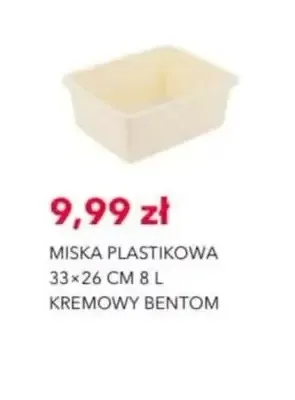 Miska plastikowa Bentom 8 l promocja w Nela