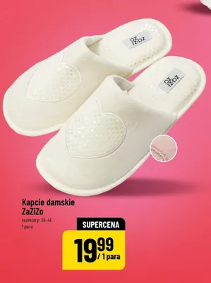 Kapcie damskie ZaZiZo promocja w POLOmarket