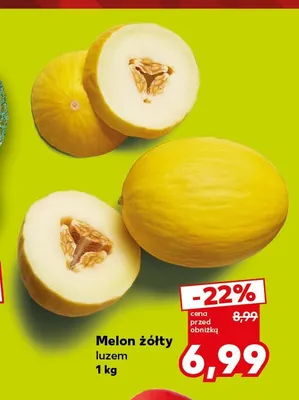 Melon żółty promocja w Kaufland