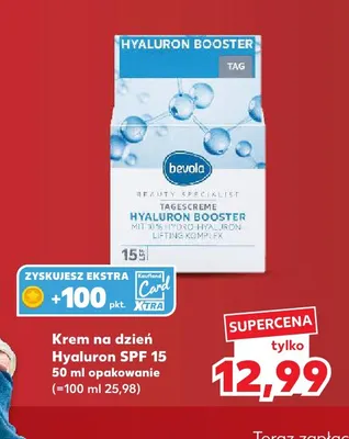 Krem na dzień Hyaluron SPF 15 Bevola promocja w Kaufland