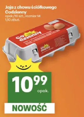 Jaja z chowu ściółkowego promocja w Delikatesy Centrum