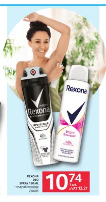 Dezodorant spray Rexona Bright Bouquet promocja w Selgros