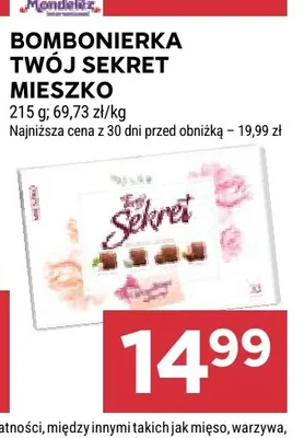 Bombonierka Twój Sekret Mieszko promocja w Stokrotka
