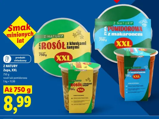 Zupa pomidorowa z makaronem Z Natury XXL promocja w Lidl