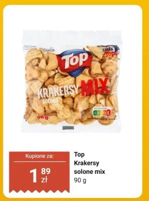 Krakersy solone mix Top promocja w Biedronka