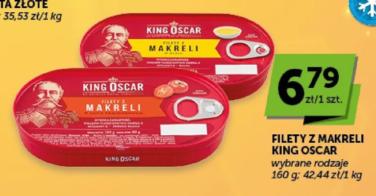 Filety z makreli w oleju King Oscar promocja w Groszek