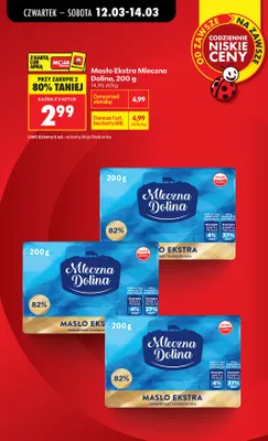 Masło Ekstra promocja w Biedronka