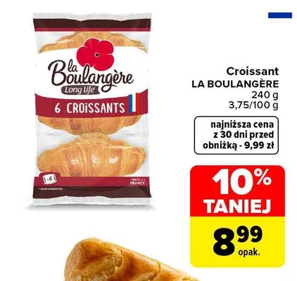 Croissant La Boulangère promocja w Carrefour