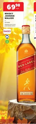 Whisky Johnnie Walker Red Label promocja w Stokrotka