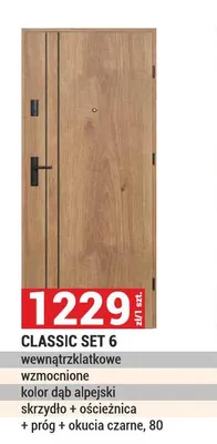 Drzwi wewnątrzklatkowe Classic Set promocja w Merkury Market