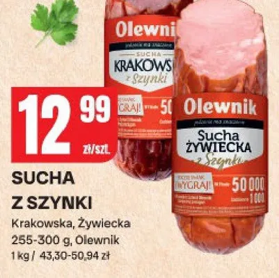 Sucha z szynki krakowska, żywiecka promocja w Chorten