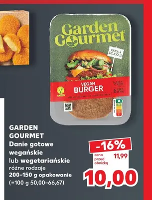 Burger wegański Garden Gourmet promocja w Kaufland