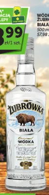 Wódka Żubrówka Biała promocja w Groszek