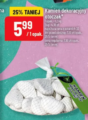 Kamień dekoracyjny otoczak promocja w POLOmarket