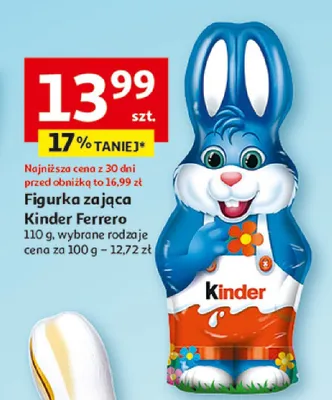 Figurka zająca Kinder Ferrero promocja w Auchan