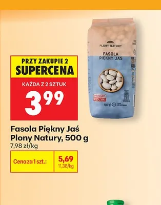 Fasola Piękny Jaś Plony Natury promocja w Biedronka