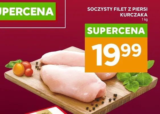 Soczysty filet z piersi kurczaka promocja w Stokrotka