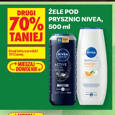 Żel pod prysznic Nivea Orange & Avocado Oil promocja w Biedronka
