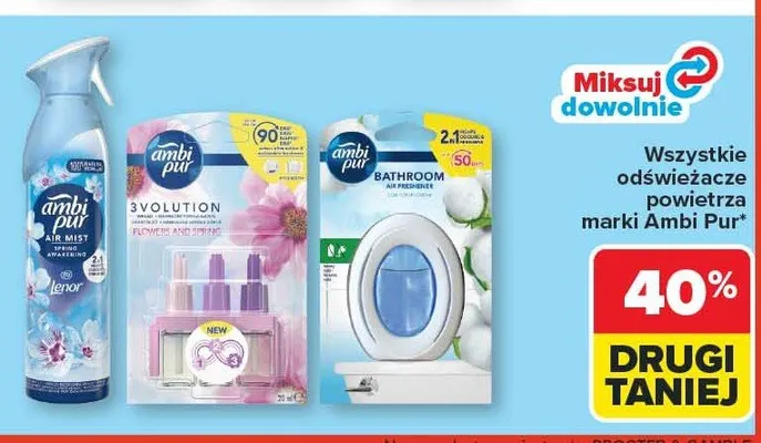 Odświeżacz powietrza w sprayu Air Mist promocja w Carrefour