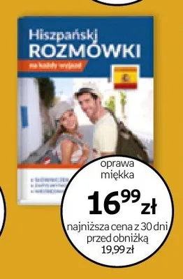 Książka Hiszpański Rozmówki oprawa miękka promocja w Empik