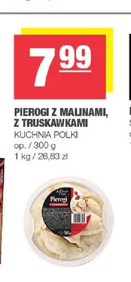 Pierogi z malinami Kuchnia Polki promocja w SPAR