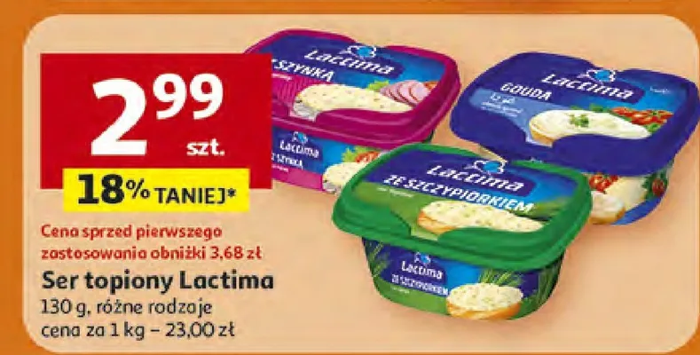 Ser topiony promocja w Auchan